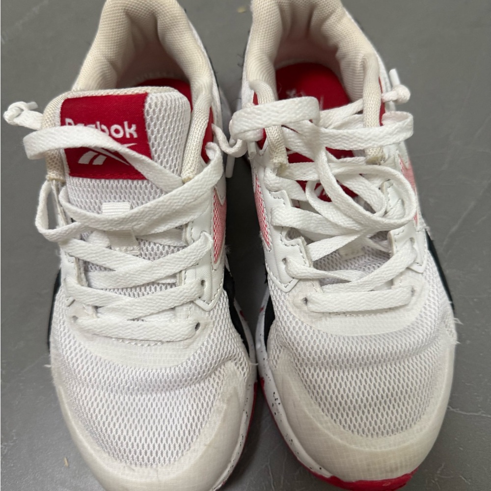 Reebok Kids Sneakers in White and Red